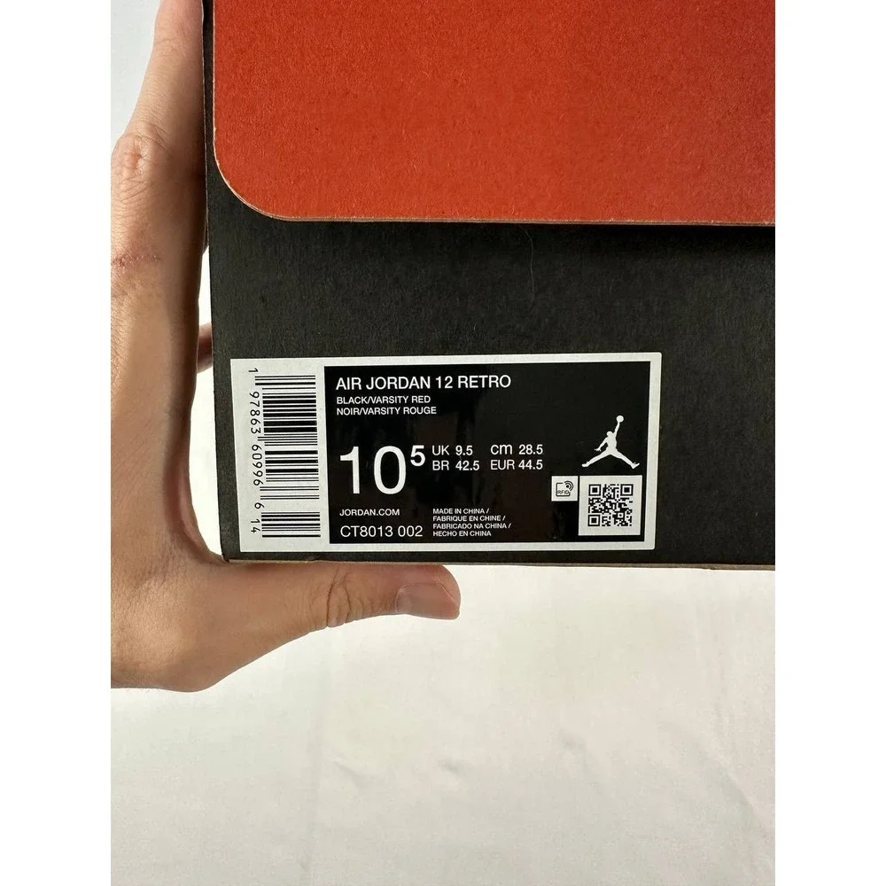 *BOX ONLY* Nike Air Jordan 12 Retro 'Flu Game' 2025 CT8013-002 Size 10.5